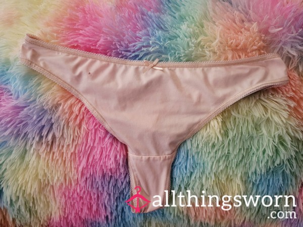 Nude Cotton Thongs