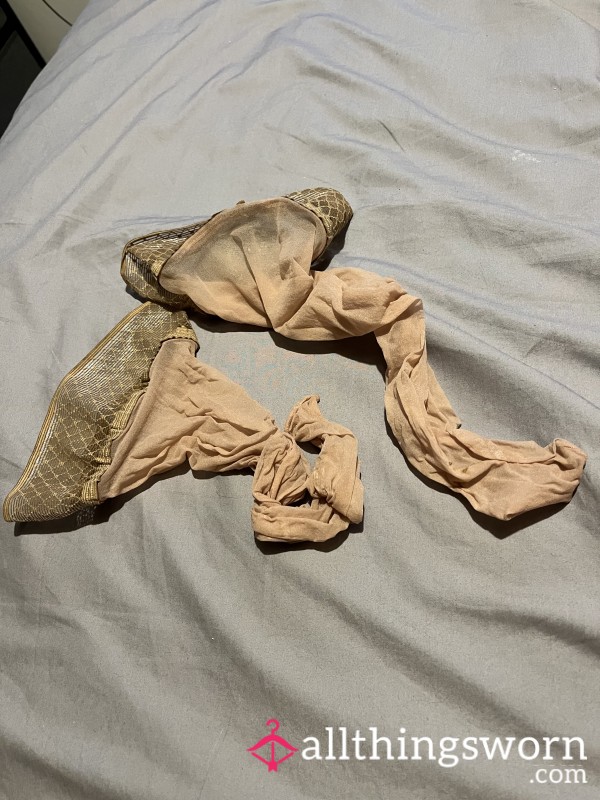 Nude Hold Ups Used In My Recent Pu**y And A** Stuffing Video. Soaked In My Juices For Your Pleasure.