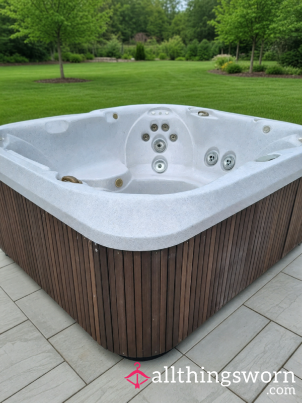 Nude In A Hot Tub