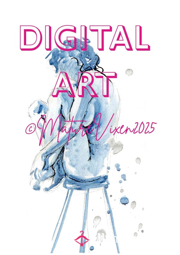 Nude In Blue | Digital Download Art Print