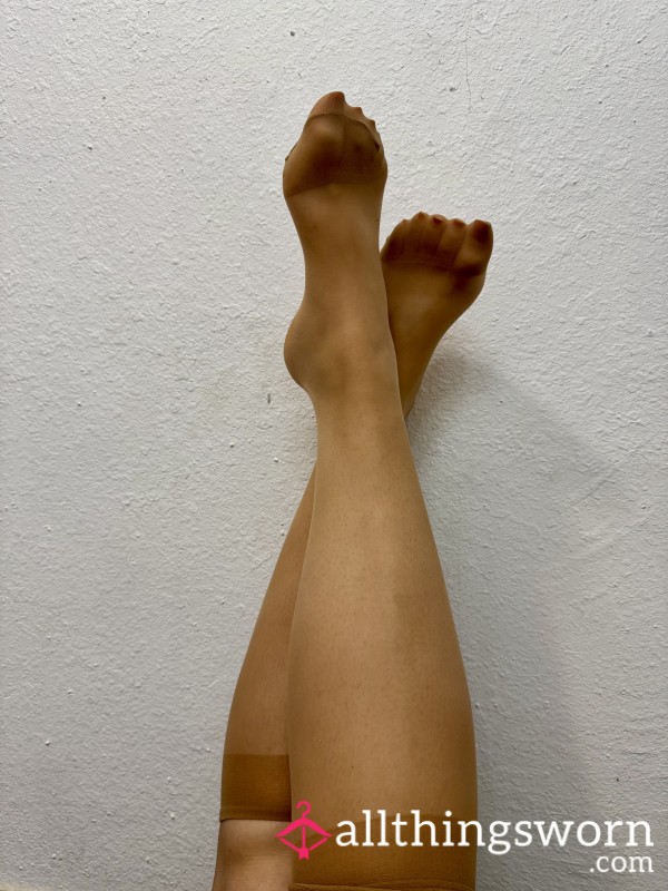 Nude Knee High Stockings