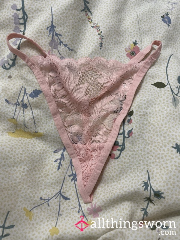 Nude Lace G-String 🧡