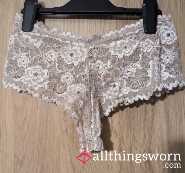 Nude Lace Panties!