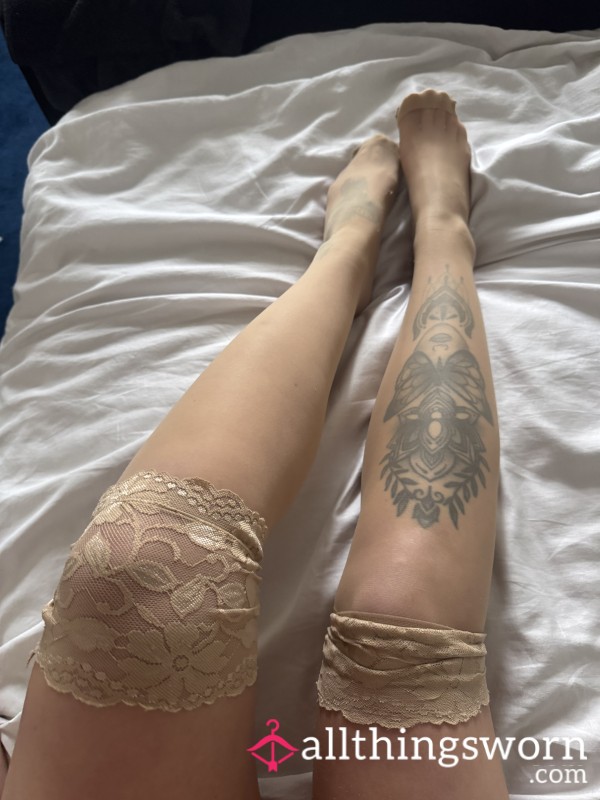 Nude Lace Stockings