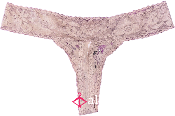 Nude Lace Thong