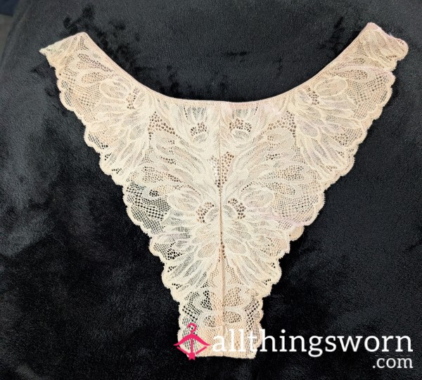 Nude Lace Thongs (Darker Than They Look In The Picture)