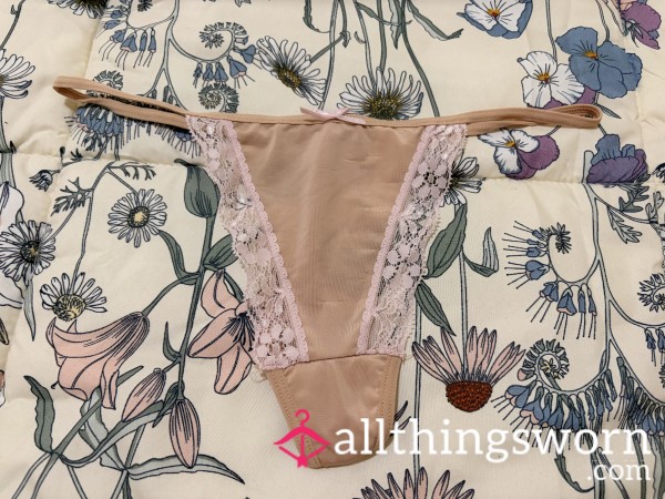 Nude & Light Pink G-String