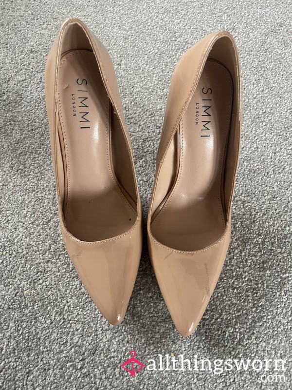 Nude Patent Simmi Stilettos