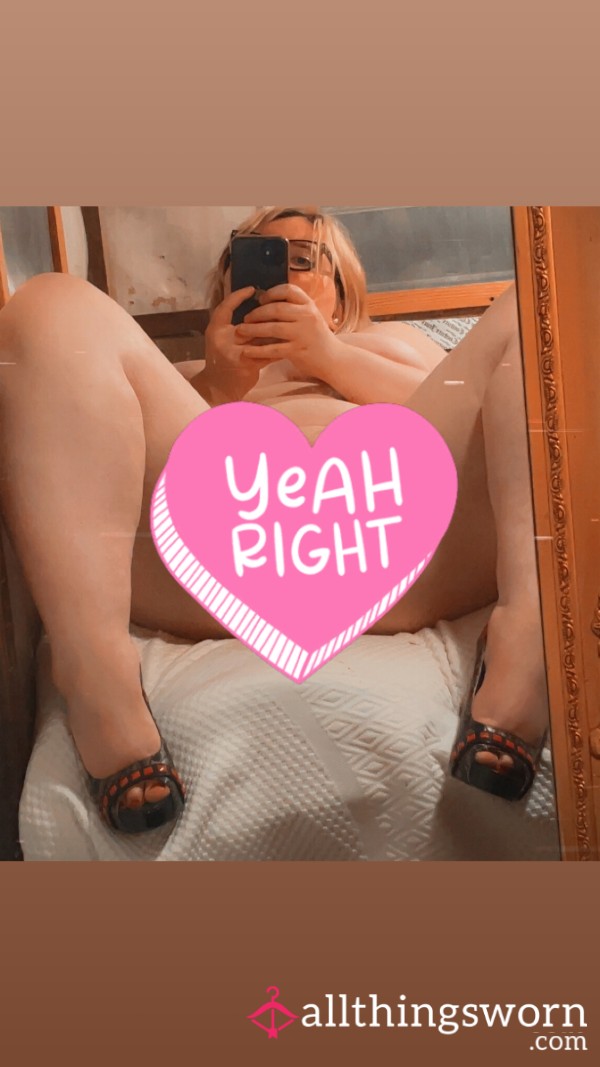 🖤Nude Photo Set (6 Photos) With Open-toe Heels🖤