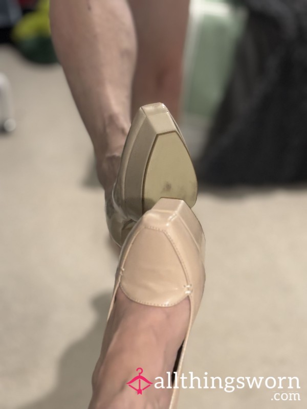 Nude Pleaser Heels