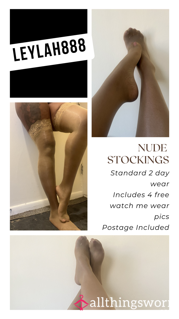 ✨ Nude Sheer Stockings – So Delicate They Feel Like A Second Skin