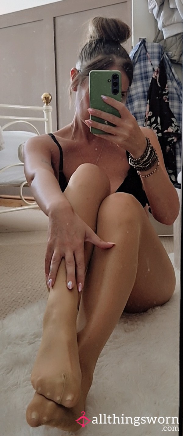 Nude Shiny Tights Pantyhose