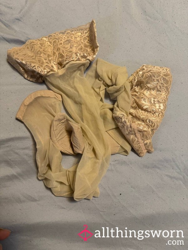 Nude Thigh High Nylons