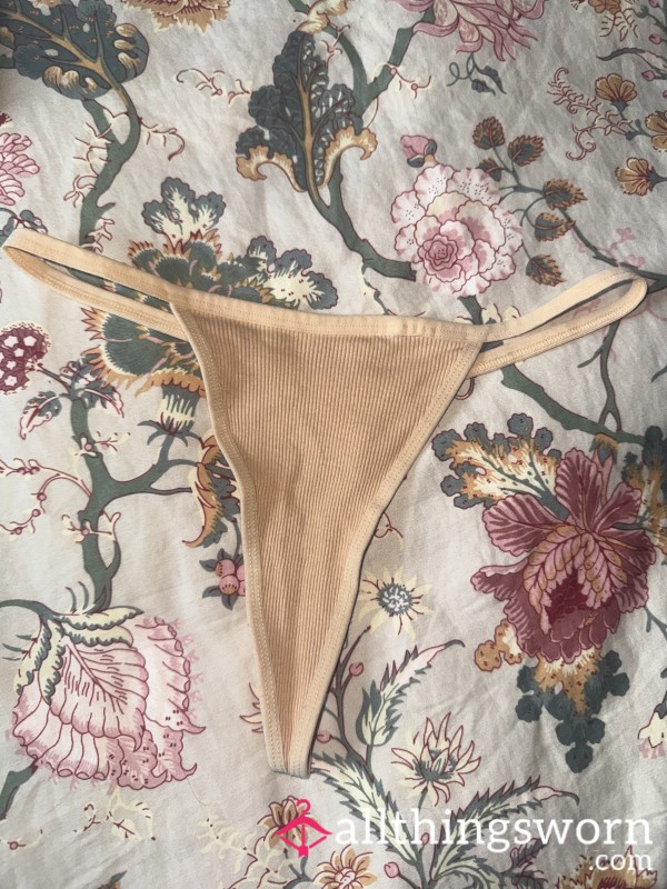 Nude V String Thong