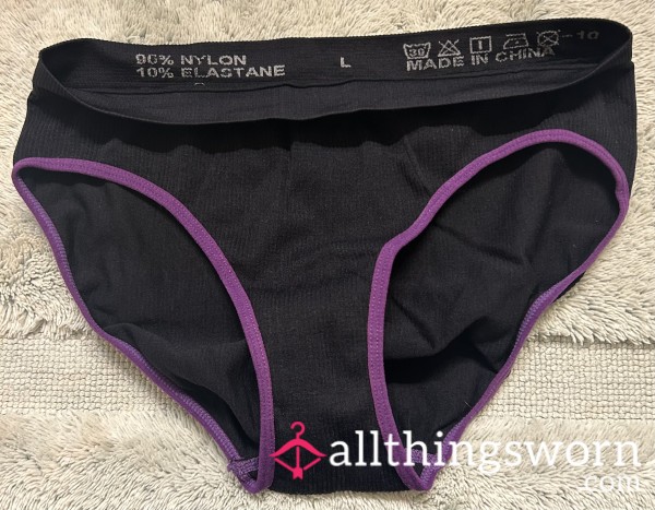 Nurse Large Nylon Ribbed Stretchy Panties