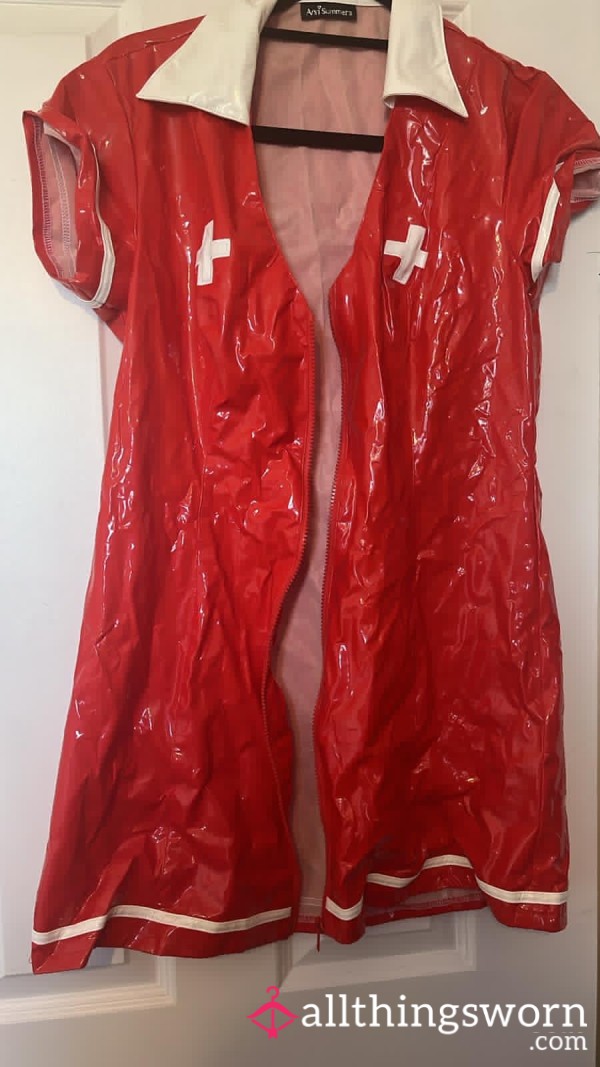 Nurse Outfit Broke Zip Had Too Much Fun In It- Cocos