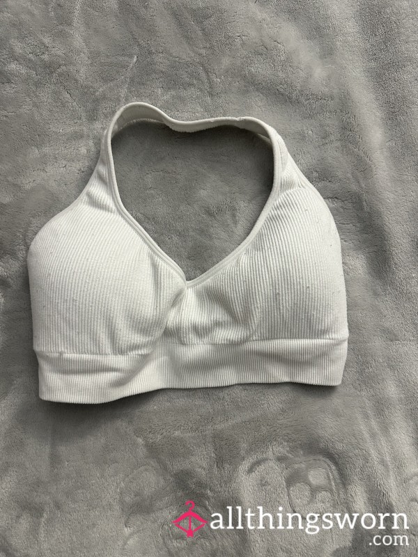 NVGTN White Sports Bra