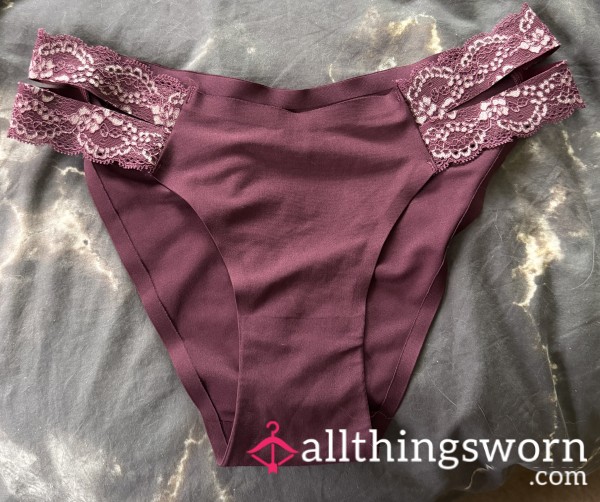 Nylon And Lace Full Back Panties🥀🍓