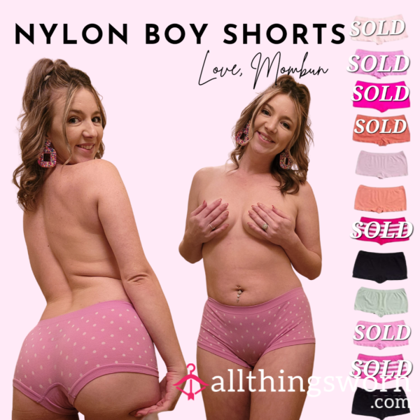 Nylon Boy Shorts
