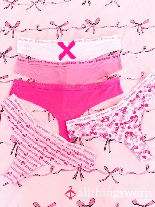 Nylon Juicy Couture Thongs😍 24 HOURS Wear As STANDARD 😈