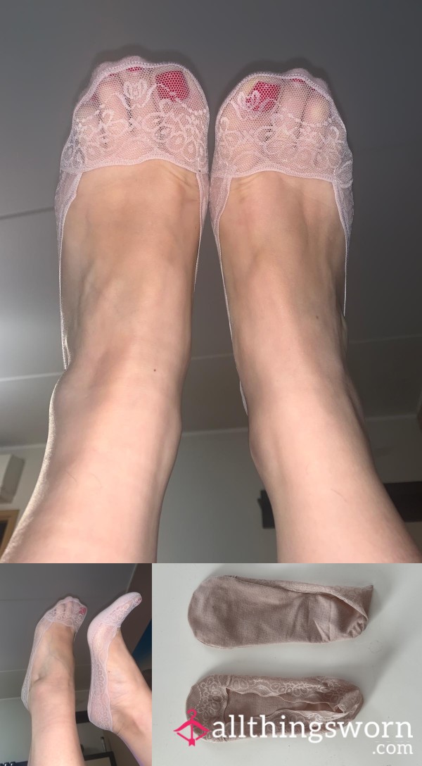 Nylon Lace Socks – 48 Hours Worn 💕