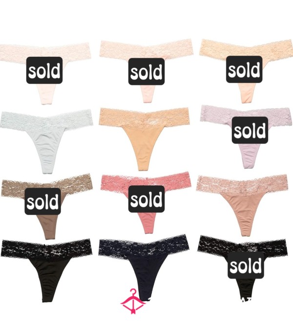 Nylon Lace Thongs