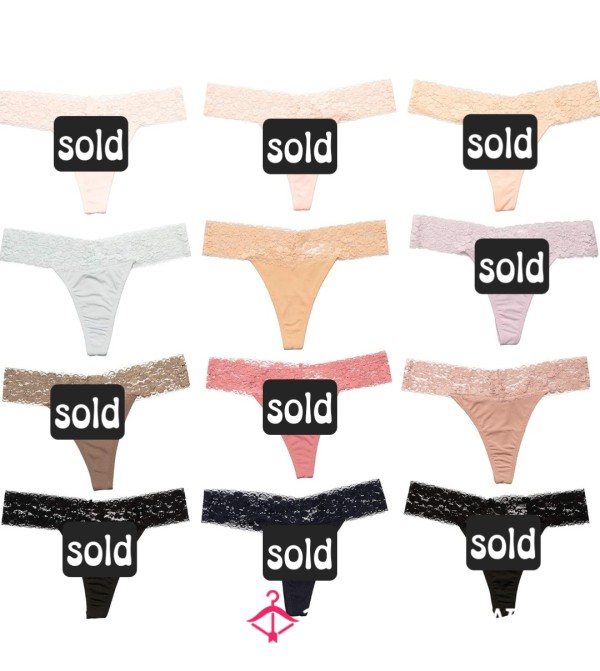 Nylon Lace Thongs