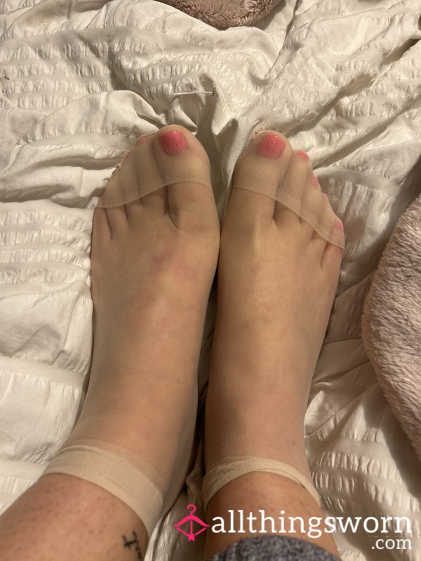 Nylon Socks Nude