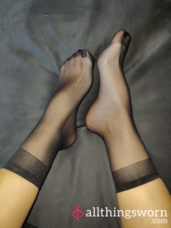Nylon Socks Worn On Request