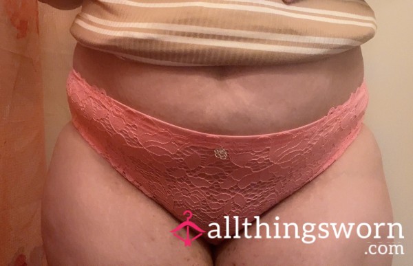 Nylon Spandex Cute Pink Hipster Panties