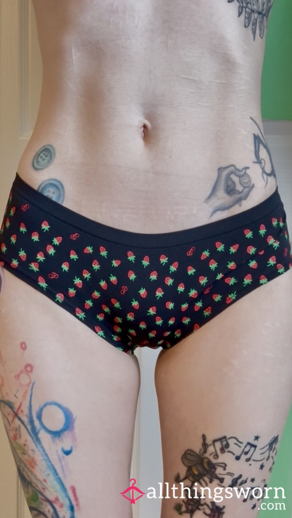 Nylon Strawberry Panties
