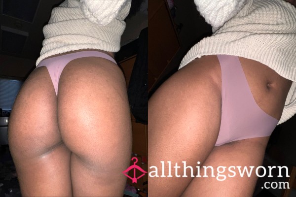 Nylon Thong (light Purple) Well Worn From A College Student