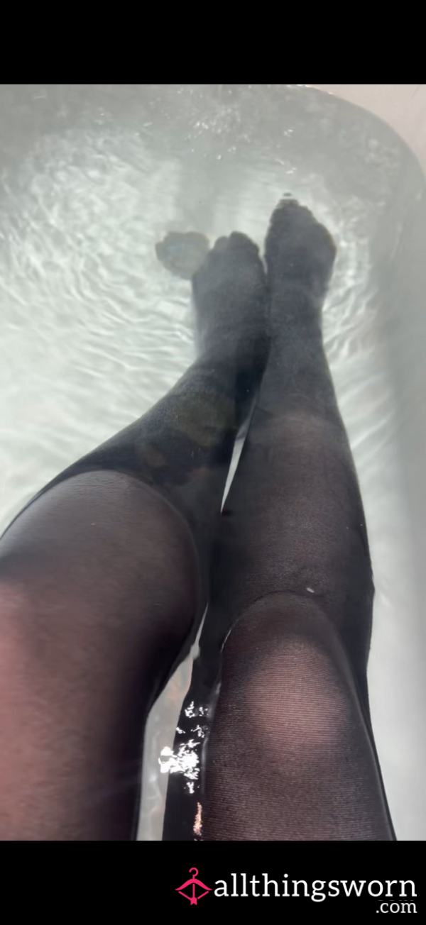 Nylons At Bathtime 🫧 👣
