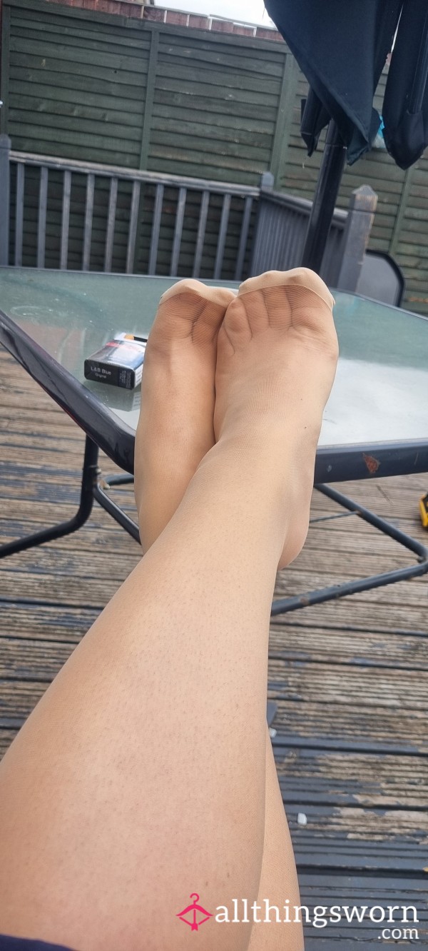 Nylons Worn For A Long Nursing Shift 🥵