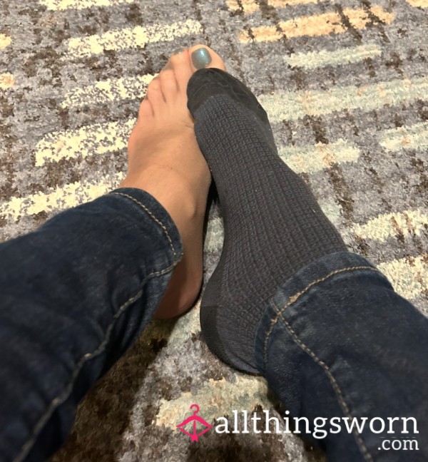 Nylons Worn Under My Sock