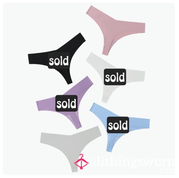Nylon/Spandex Seamless Thong