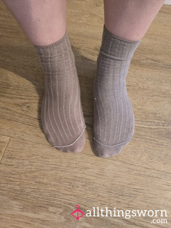 Odd Brown Socks Worn 48 Hours