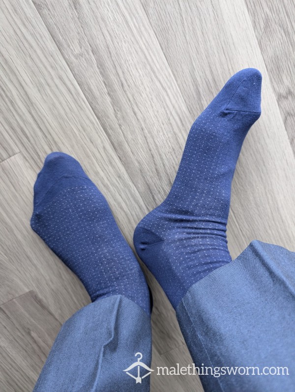 Calvin Klein Blue Work Socks