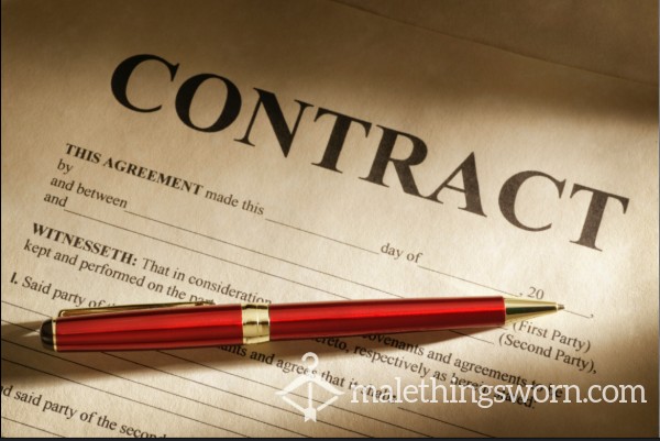 🔒 Official BDSM Contracts - Make Your Submission Official 🔒