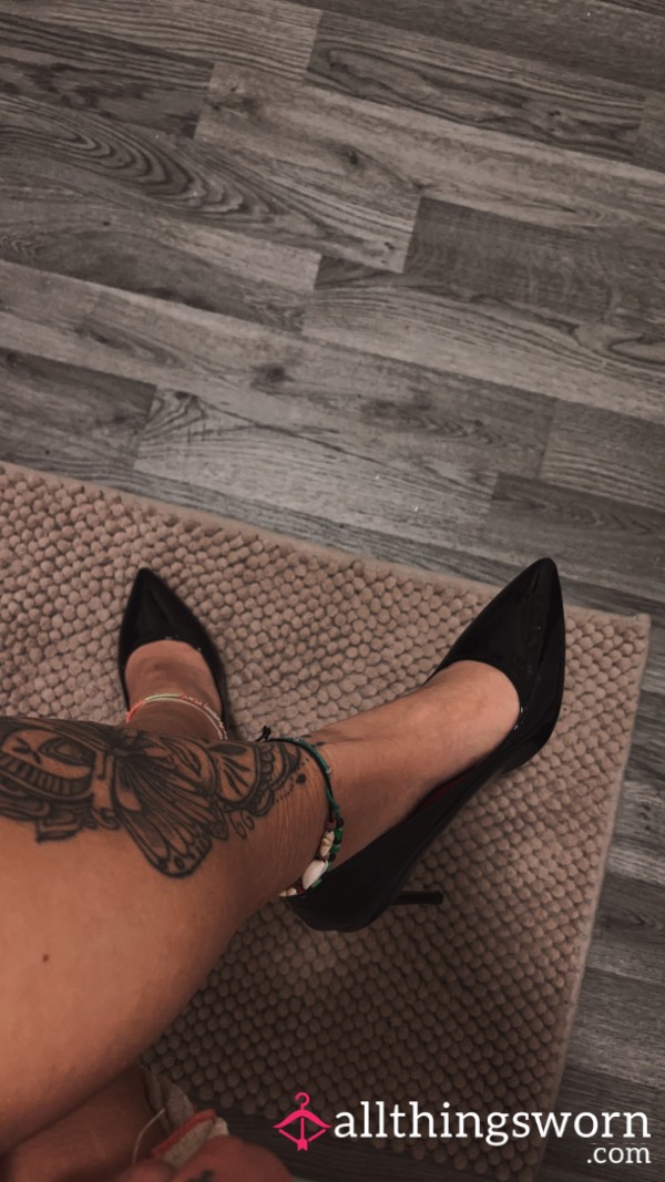 Oh Naughty Little Black Heels 👠