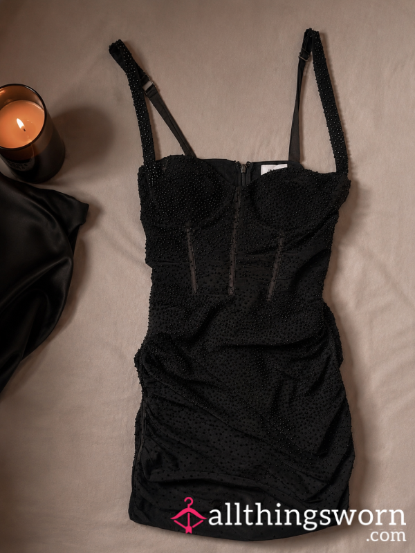 Oh Polly Crystal Mini Dress