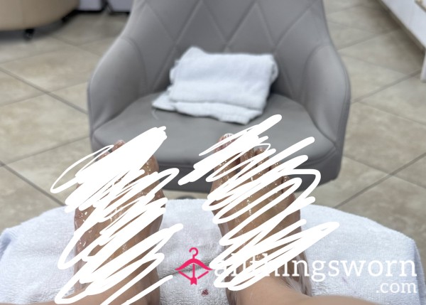 Oiled Up After Pedicure