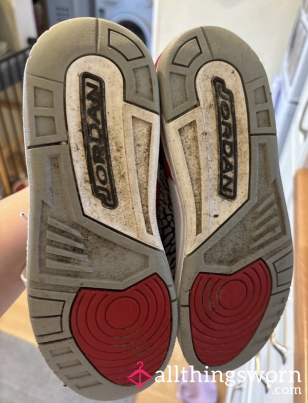 Old And Trashed Jordans