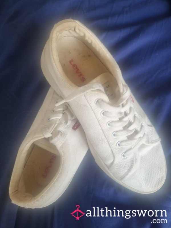 Old And Worn Levi Trainers