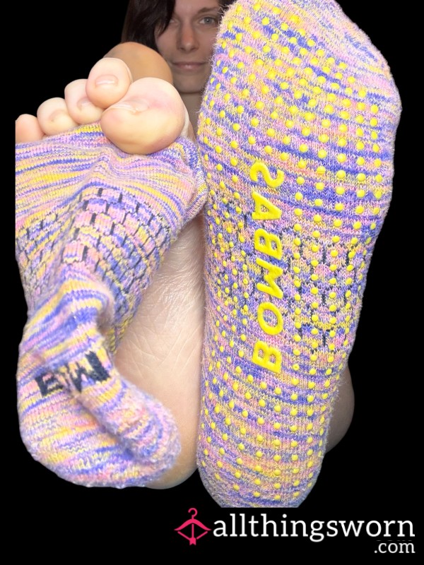 Old And Worn Out Bombas Socks