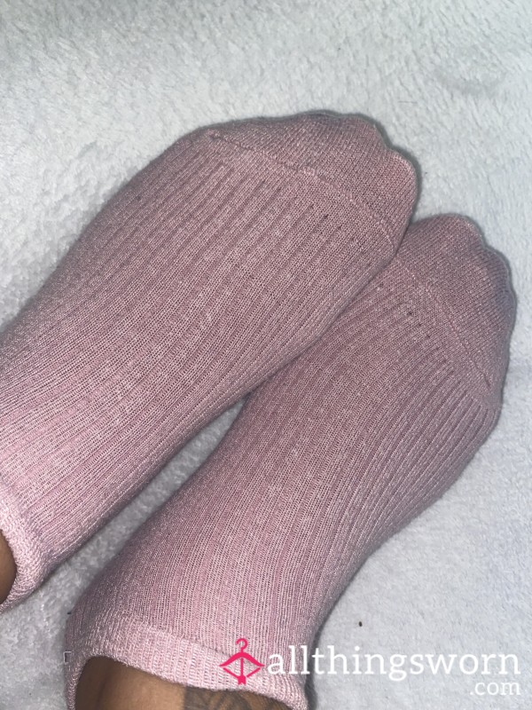 Old Ankle Pink Socks