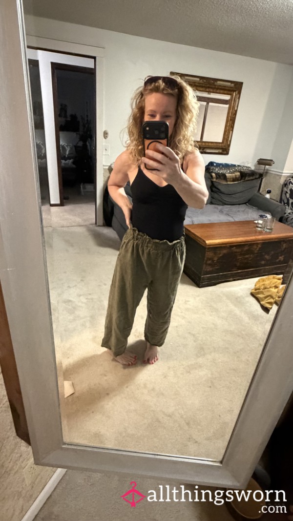 Old Baggy, Mom Pants With Pockets