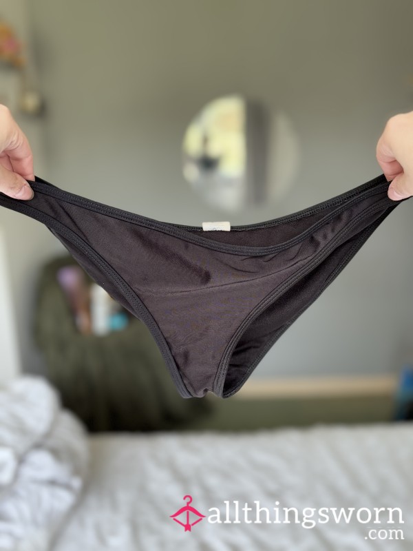Old Black Bikini Bottoms