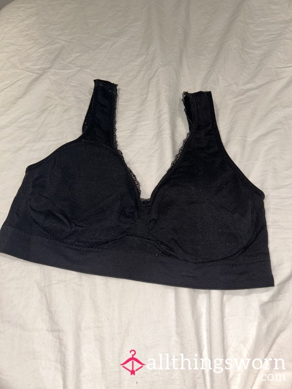Old Black Bralette
