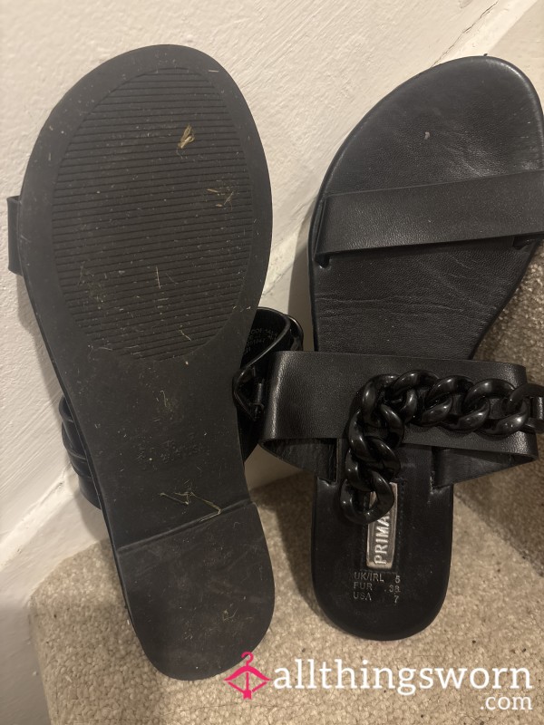 Old Black Sliders. Well Worn Broken